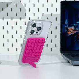 Support téléphone ventouse universel - Rouge Rosé photo 1