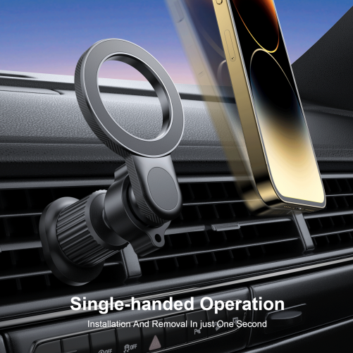 Support voiture magnétique WiWU MagSafe - compatible photo 4