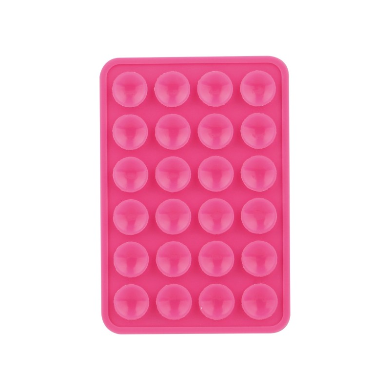 Support téléphone ventouse à coller - Rose Fushia photo 1