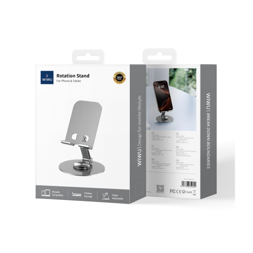 Support de bureau rotatif WiWU ZM014 Tablettes et smartphones jusqu\'à 12 pouces photo 3