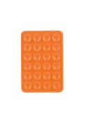 Support téléphone ventouse à coller - Orange photo 1