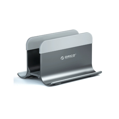 Support ordinateur portable vertical aluminium NPB2 - ordinateur portable, tablette, téléphone universel - Gris photo 1