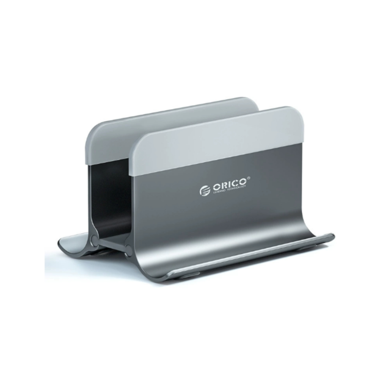 Support ordinateur portable vertical aluminium NPB2 - ordinateur portable, tablette, téléphone universel - Gris photo 1