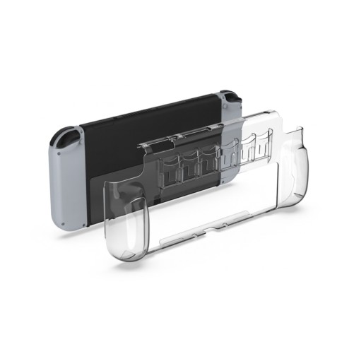 Coque rangement Nintendo Switch - OLED - transparente photo 1