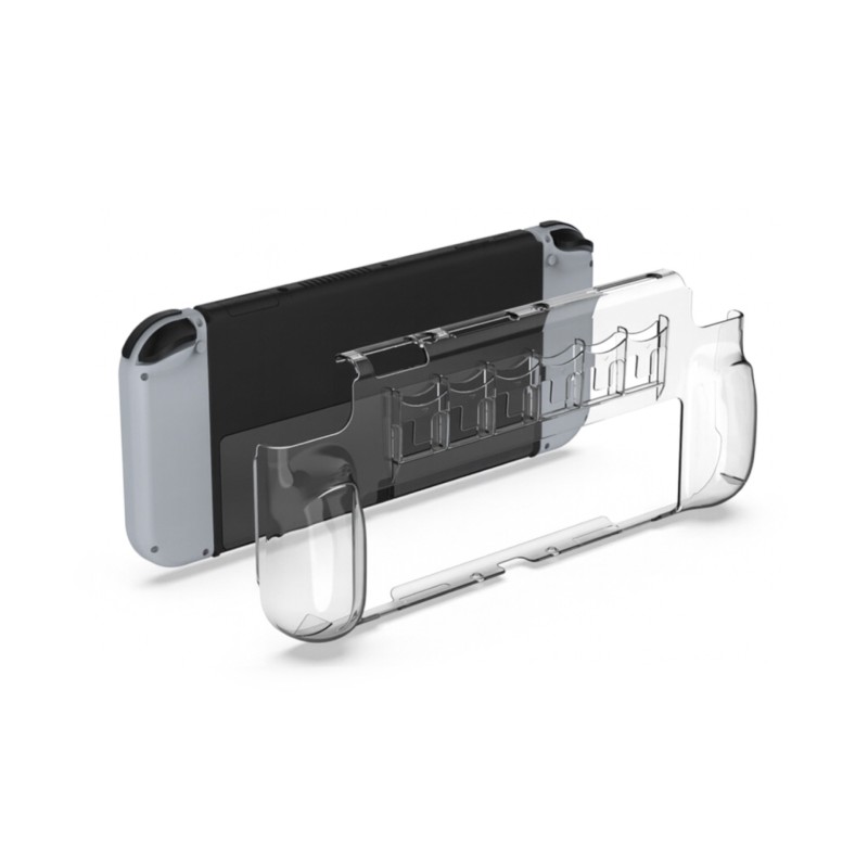 Coque rangement Nintendo Switch - OLED - transparente photo 1