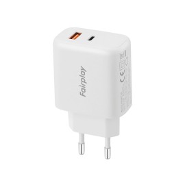 Chargeur 45 Watt USB-A et USB-C - Blanc photo 1
