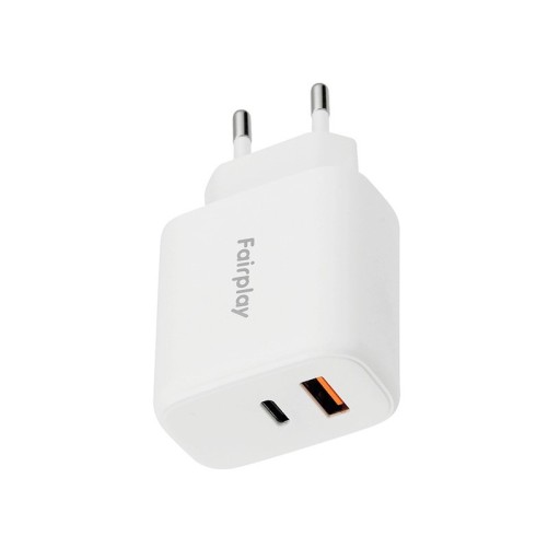 Chargeur 45 Watt USB-A et USB-C - Blanc photo 3