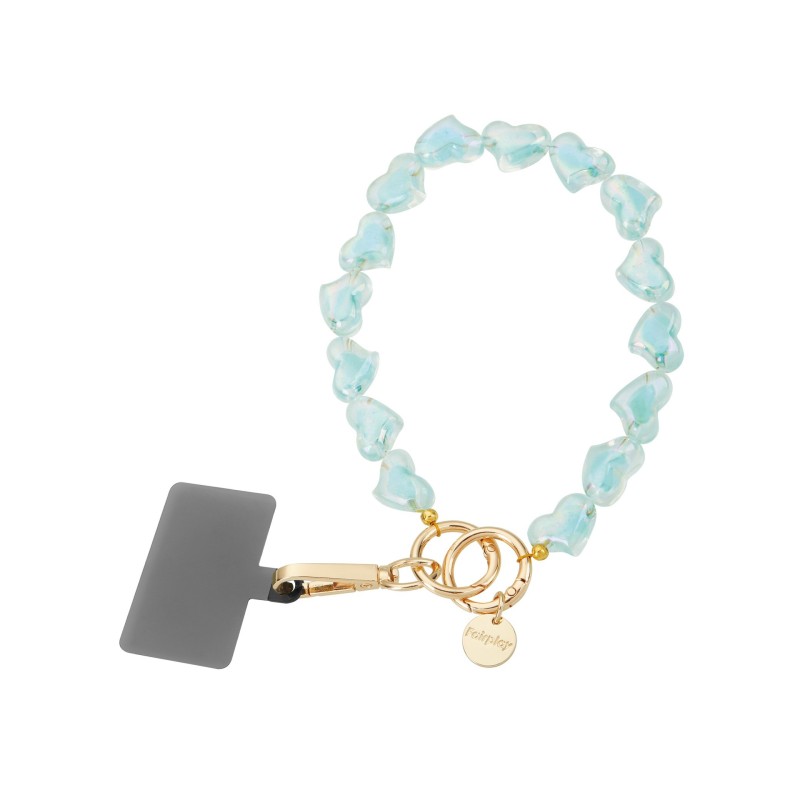 Bracelet chaîne courte 30cm Cora - Bleu Ciel photo 1