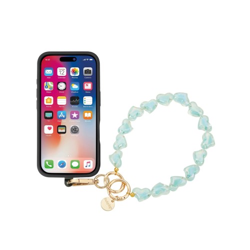 Bracelet chaîne courte 30cm Cora - Bleu Ciel photo 2