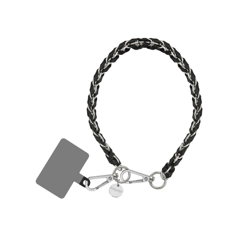 Bracelet chaîne courte 40cm Lexie - Noir photo 1
