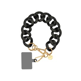 Bracelet chaîne courte 30cm Kera - Noir photo 1