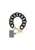 Bracelet chaîne courte 30cm Kera - Noir photo 1