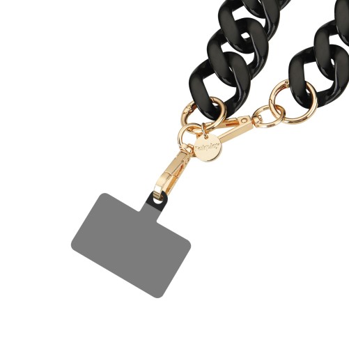 Bracelet chaîne courte 30cm Kera - Noir photo 3