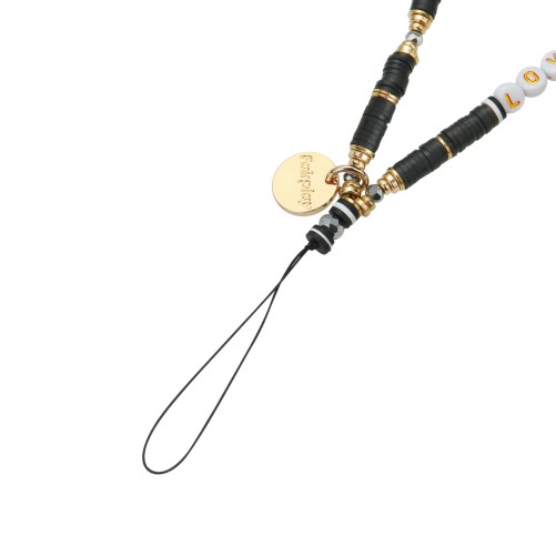 Bracelet chaîne courte 40cm Dayna - Noir photo 3