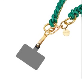 Bracelet chaîne courte 40cm Shelby - Vert photo 4