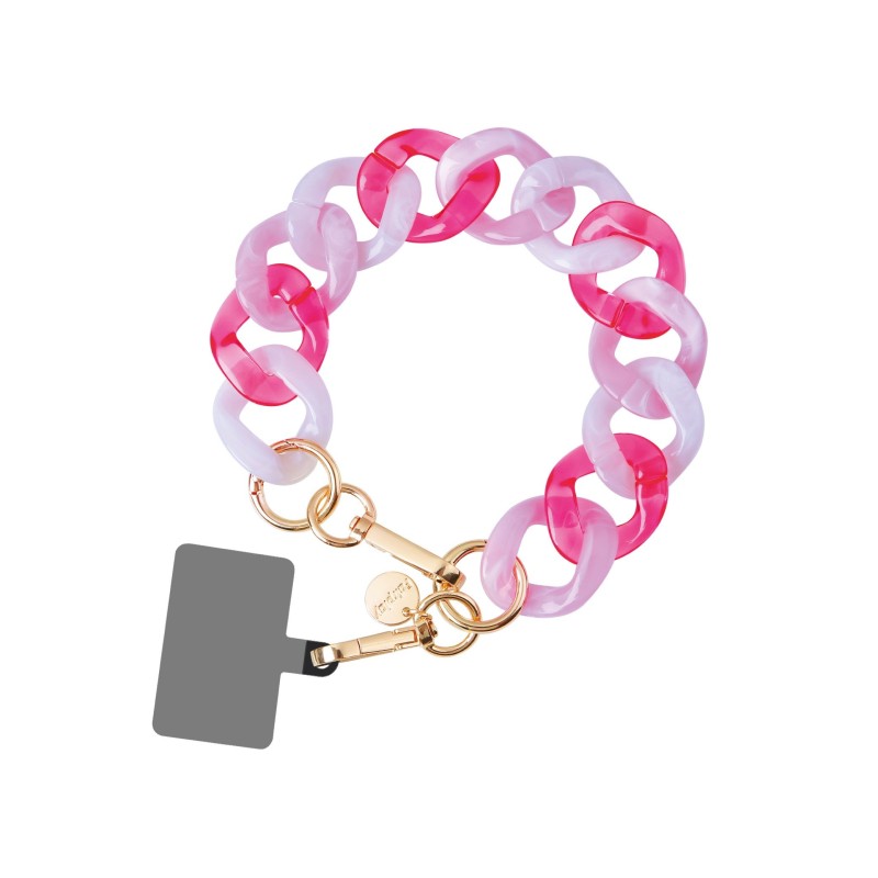 Bracelet chaîne Courte 30cm Kera - Rose photo 1
