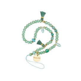 Bracelet chaîne courte 40cm Abby - Vert photo 1