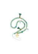 Bracelet chaîne courte 40cm Abby - Vert photo 1