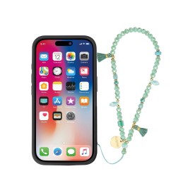 Bracelet chaîne courte 40cm Abby - Vert photo 3