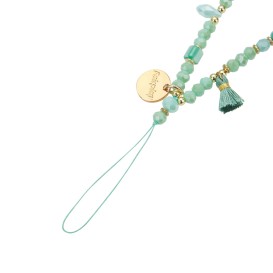 Bracelet chaîne courte 40cm Abby - Vert photo 4