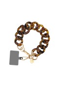 Bracelet chaîne courte 30cm Kera - Léopard photo 1