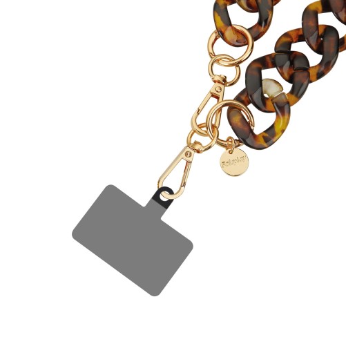 Bracelet chaîne courte 30cm Kera - Léopard photo 4