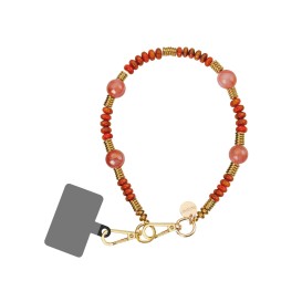 Bracelet cordon 40cm Kelsey - Rouge photo 1