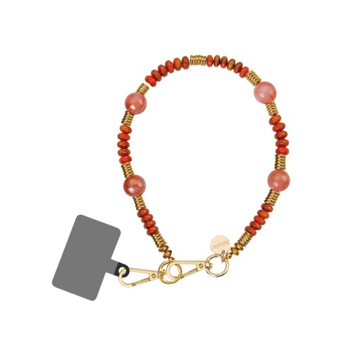 Bracelet cordon 40cm Kelsey - Rouge photo 1