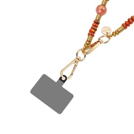 Bracelet cordon 40cm Kelsey - Rouge photo 4