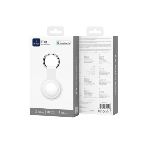 Traceur GPS WiWU Itag Apple Find My - Blanc photo 4