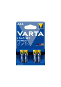 Pack 4 piles alcalines AAA VARTA Longlife Power photo 2