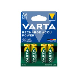 Pack 4 piles rechargeables AA Varta 2100 mAh photo 1