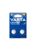 Pack 2 piles bouton lithium VARTA CR2032 photo 2