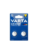 Pack 2 piles bouton lithium VARTA CR2025 photo 2
