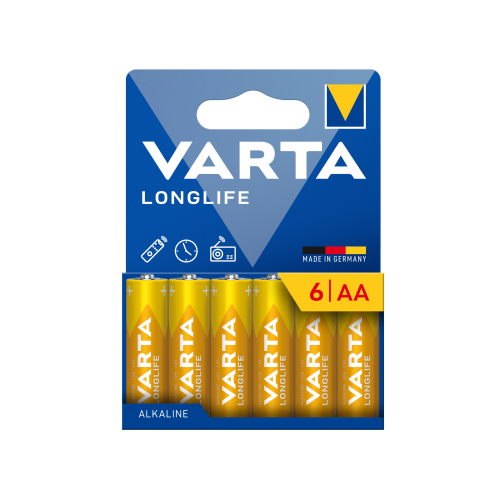 Pack 6 Piles VARTA Alcalines AA Longlife photo 2