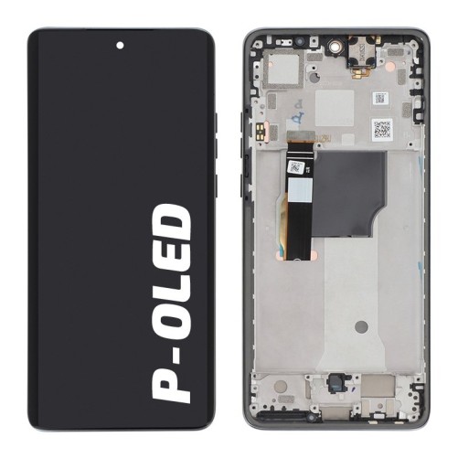 Bloc écran avec châssis Motorola Edge 40 Neo officiel - Noir photo 1