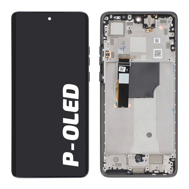 Bloc écran avec châssis Motorola Edge 40 Neo officiel - Noir photo 1