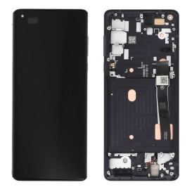 Ecran avec châssis Motorola Edge 2020 - Officiel reconditionné - Noir photo 1