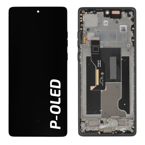 Ecran avec châssis Motorola Edge 50 Fusion - Officiel reconditionné - Bleu photo 2