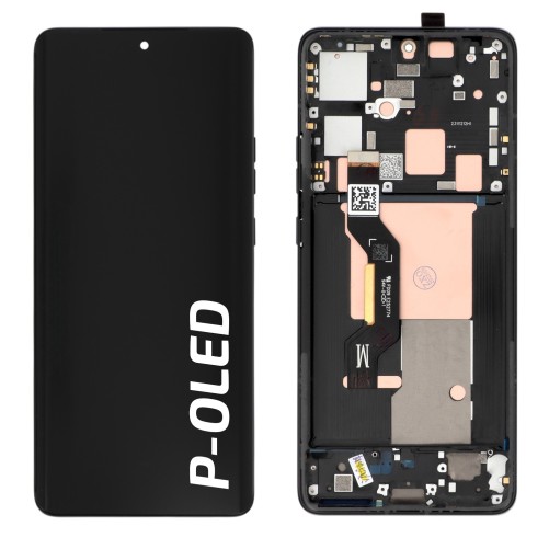 Ecran avec châssis Motorola Edge 50 Pro - Officiel reconditionné - Noir photo 2