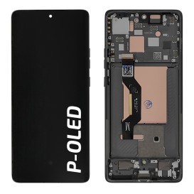 Ecran avec châssis Motorola Edge 50 - Officiel reconditionné - Gris photo 1