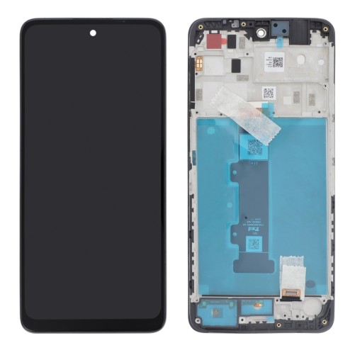 Ecran avec châssis Motorola Moto G22 - Officiel - Noir photo 1