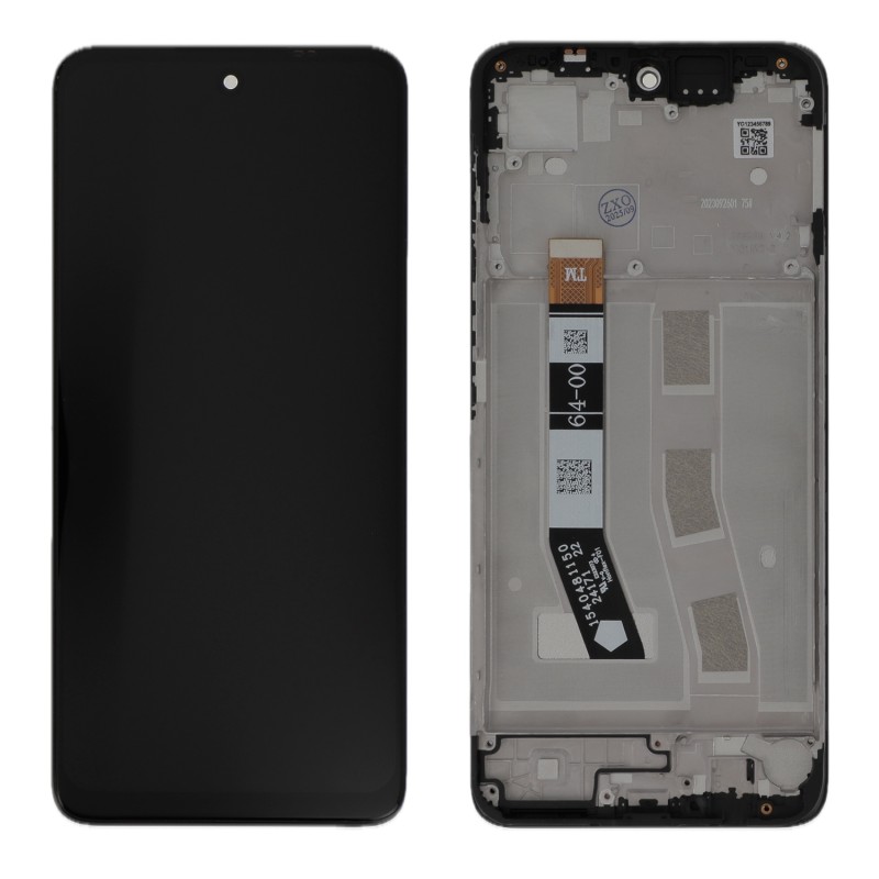 Ecran avec châssis Motorola G55 5G - Officiel reconditionné - Gris photo 1