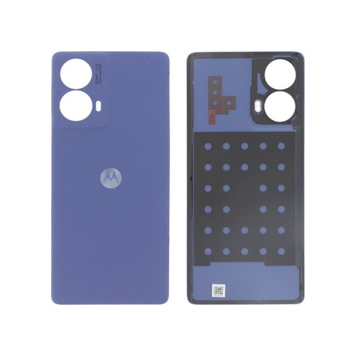 Vitre arrière officielle Motorola Moto G85 - Bleue Cobalt photo 1