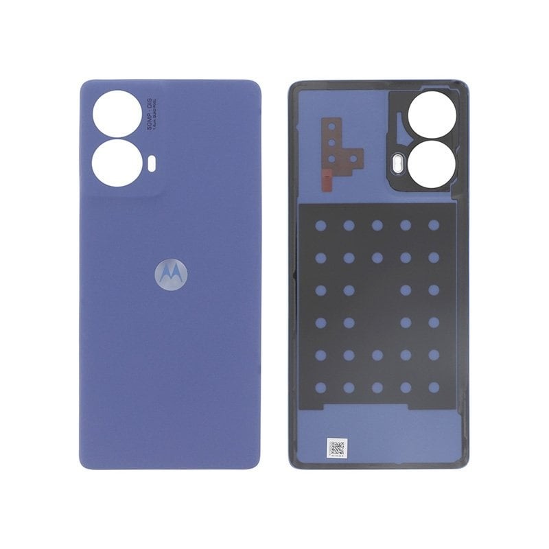 Vitre arrière officielle Motorola Moto G85 - Bleue Cobalt photo 1