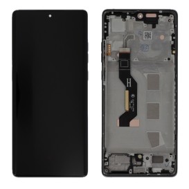 Ecran avec châssis Motorola G85 5G - Officiel reconditionné - Gris photo 1