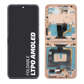 Bloc écran avec châssis officiel Motorola Razr 50 Ultra - Rose photo 1