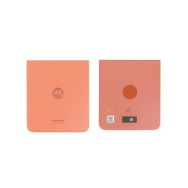 Vitre arrière officielle Motorola Razr 50 - Orange photo 1