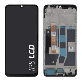 Ecran avec châssis officiel Oppo A16s - Noir photo 1