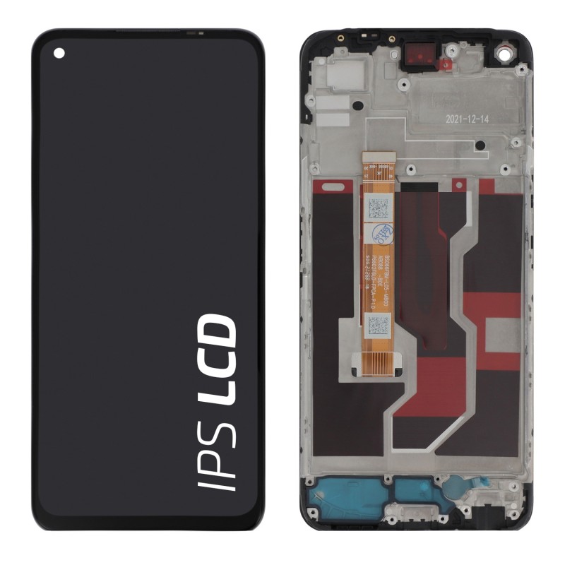 Ecran avec châssis officiel Oppo A96 - Noir photo 1